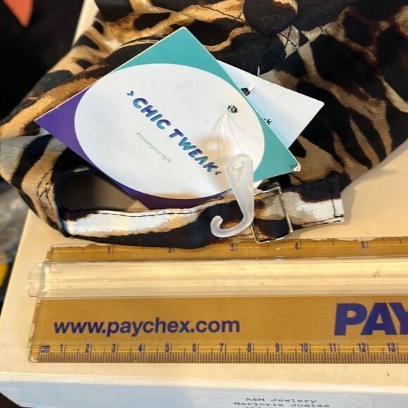 Chick Tweak Animal Print Cap and Removable Face Shield - Picture 5 of 11